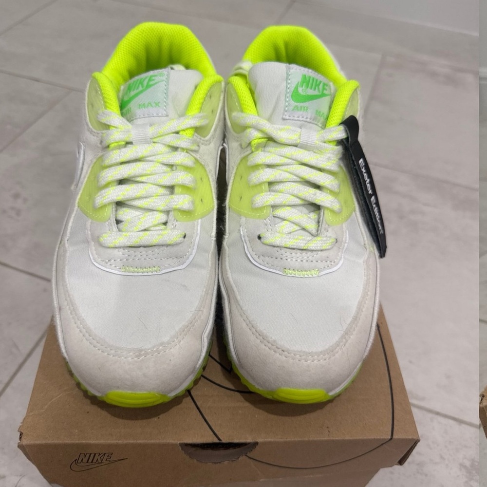 Nike women’s sneakers - White and Neon Green